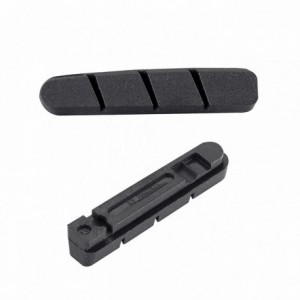 4 in 1 brake pads stroke 55mm wide black for carbon rims - 1
