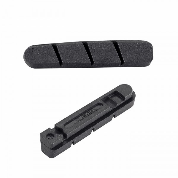 Pattini freno 4 in 1 corsa 55mm nero largo per cerchi in carbonio - 1 - Pattini - 4712831663847