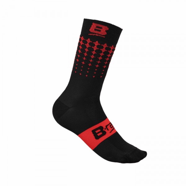 Calcetines soft air plus negro/rojo 35-39 s - 1