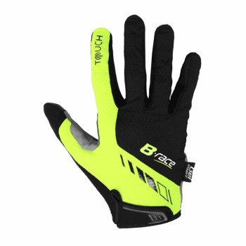 Gants bump gel pro noir/lime taille m long - 1