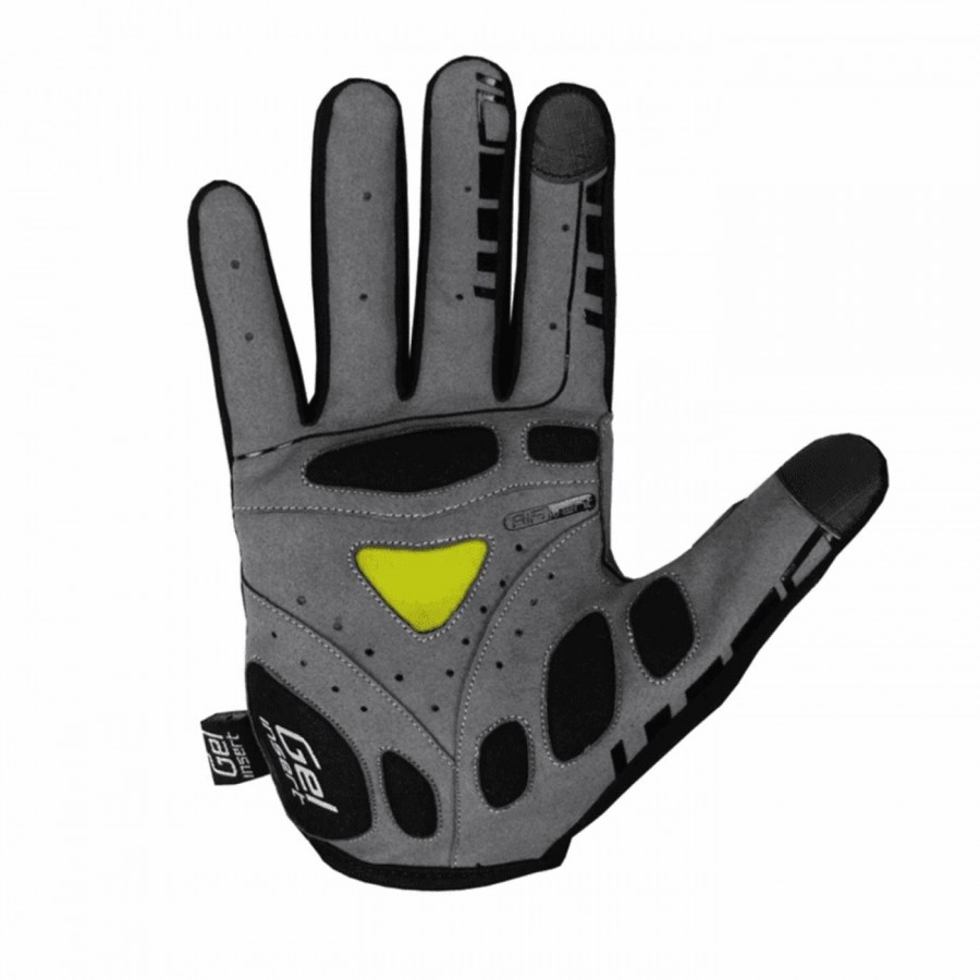 Gants bump gel pro noir/lime taille m long - 2