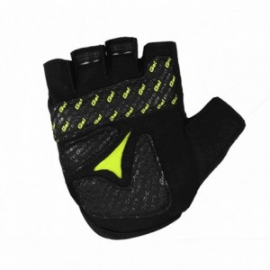 Bump-Gel-Handschuhe schwarz/limone, kurze Größe S - 2