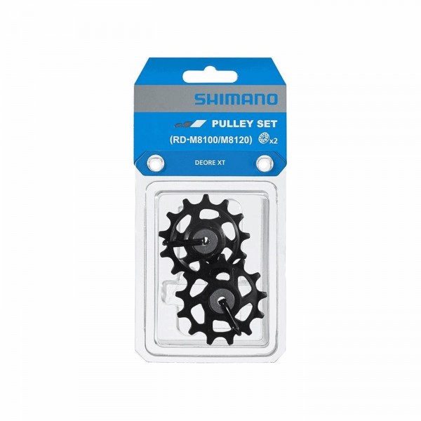 Puleggia cambio posteriore mtb deore xt m8100 nero (coppia) - 1 - Pulegge - 4550170521790