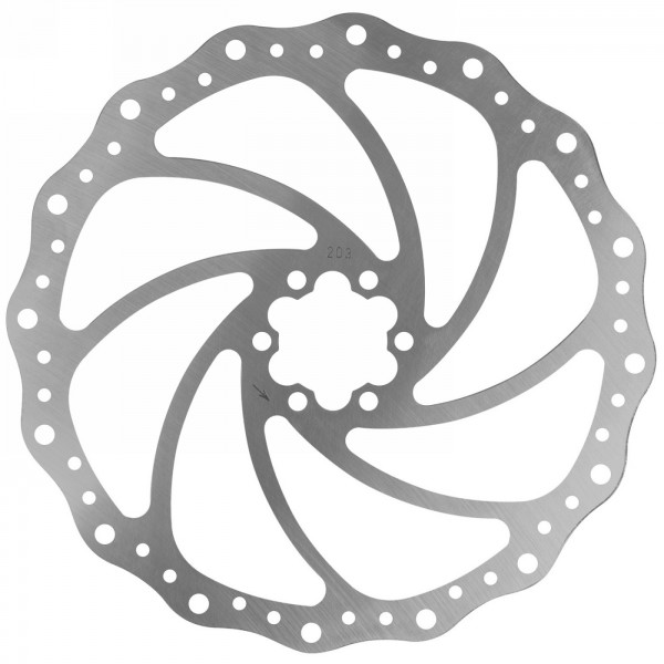 Bremsscheibe bd-203, 203 mm, edelstahl, m-wave am-verpackung - 1