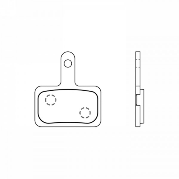 Paire de coussinets Deore semi-métalliques polyvalents - 1