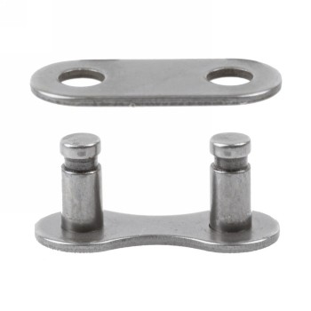 Falsamaglia a scatto, m-wave, per catene singlespeed, 1/2 x 1/8, larghezza 8,0 mm, grigio, 1 pz. su blister - 1 - Falsamaglia / 