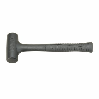 Mallet in black rubberized steel - 1