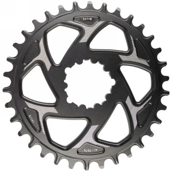 Replacement chainring for krg boost no. 351201, for boost, alu, black, 34 z narrow wide, mv - 1