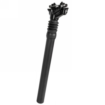 Seat post sp-c3 m-wave, aluminium, suspension, matt black, 27.2 x 350 mm, with scale (height graduation), on card - 1