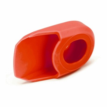 Protèges de pédalier en silicone rouge nf nsave - 1