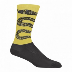 Yellow/grey comp socks size 46-50 - 1