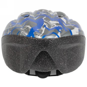 Casco para adultos/jóvenes, activo, diseño: manchas azules, talla m 53 - 57 cm, con sistema de anillas, caja - 5