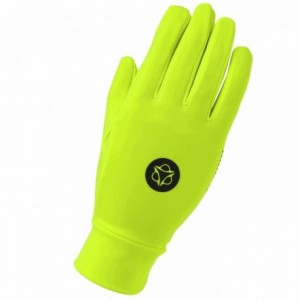 Stretch gloves in neoprene superstretch yellow fluo size m - 1