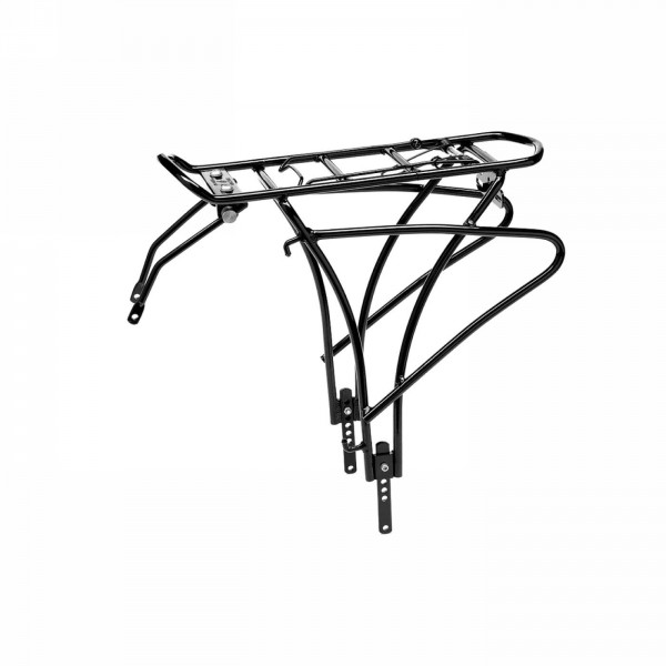 Luggage rack 24-28" universal adjustable aluminum 3 rods - 1