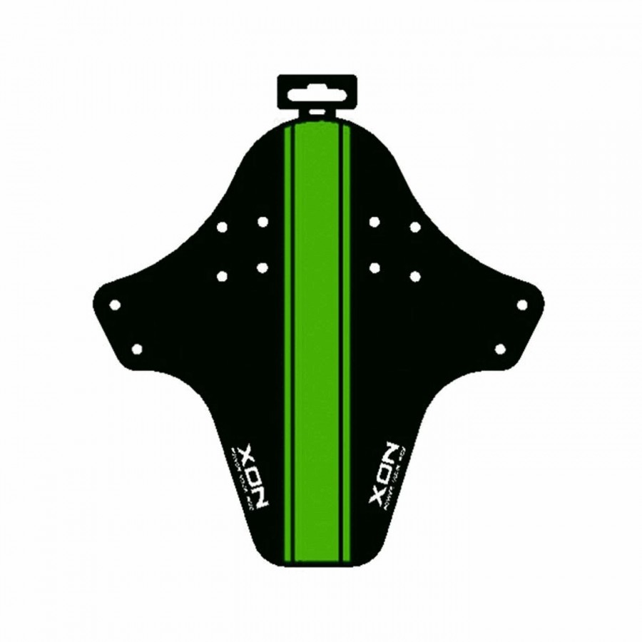 Guardabarros horquilla delantera negro/verde - 1