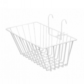 Front basket medium white - 1