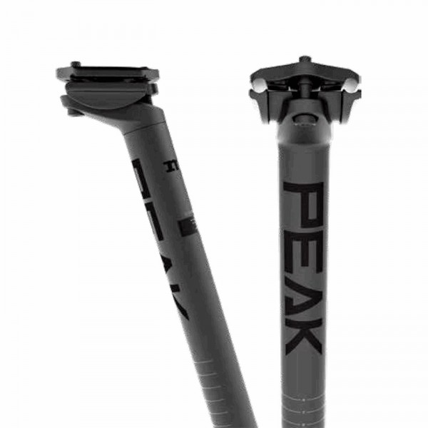 Seatpost mud peak 27,2x400mm polish on black offset: 20mm - 1