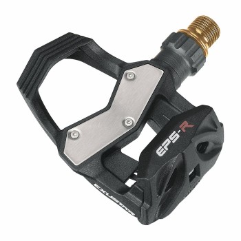 Pedal e-pr4 corsa 85x88mm en termoplástico negro - pasador de titanio - 1