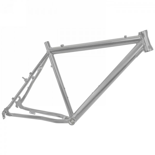 Trekking frame, alu 6061, 51 cm, 1.1/8', raw, dropouts replaceable - 1