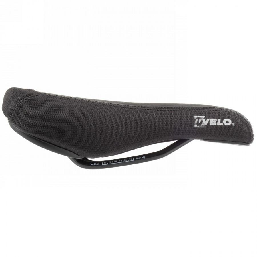 Bmx saddle velo, melow, 247 x 137 mm, without clamp, black, with card - 2