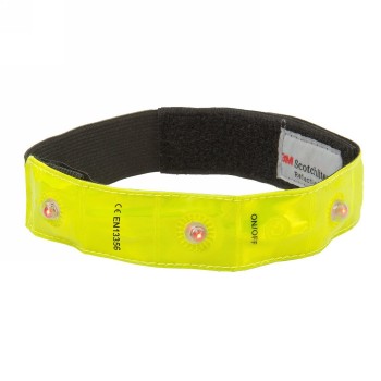 Safety pants/wristband, with 4 red leds, 2 functions, blister pack - 1