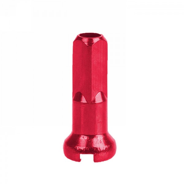 Spoke nipple, 14 mm, aluminium, red (14g), 400 pcs. in box 1000 pcs. - 1