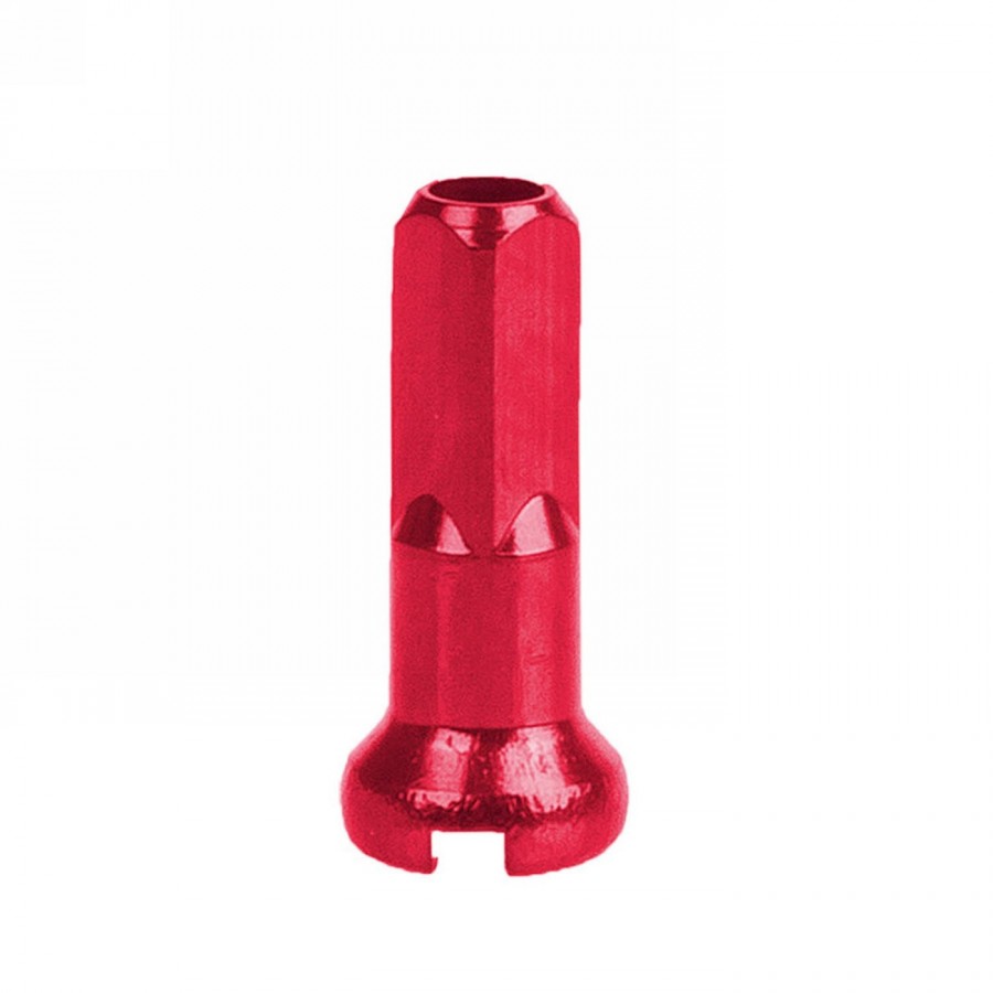 Spoke nipple, 14 mm, aluminium, red (14g), 400 pcs. in box 1000 pcs. - 1