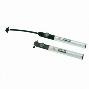 Pompa mini in alluminio one-way optima manometro con manometro e tubo flessibile, 260mm x 25mm, 7bar - 1 - Pompe - 4716220170053