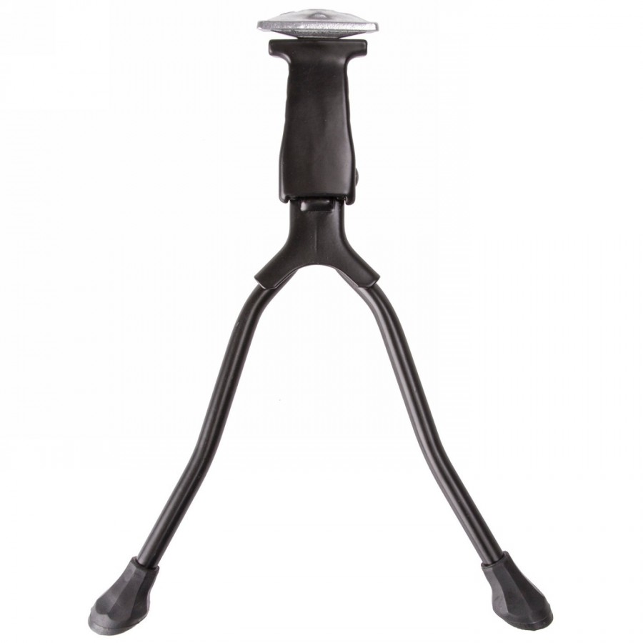 Bipod stand, aluminum/steel, black, for 26 and 28', with non-slip feet, internal spring, mv. - 1