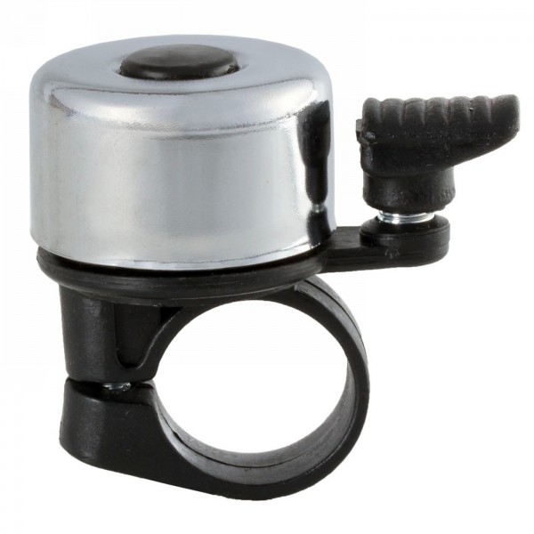 Mini bell 35 mm, steel, chrome-plated, with metric screw - 1