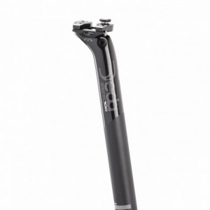 Tija de sillín zero100 31,6x350mm acabado negro sobre negro offset: 12mm - 1