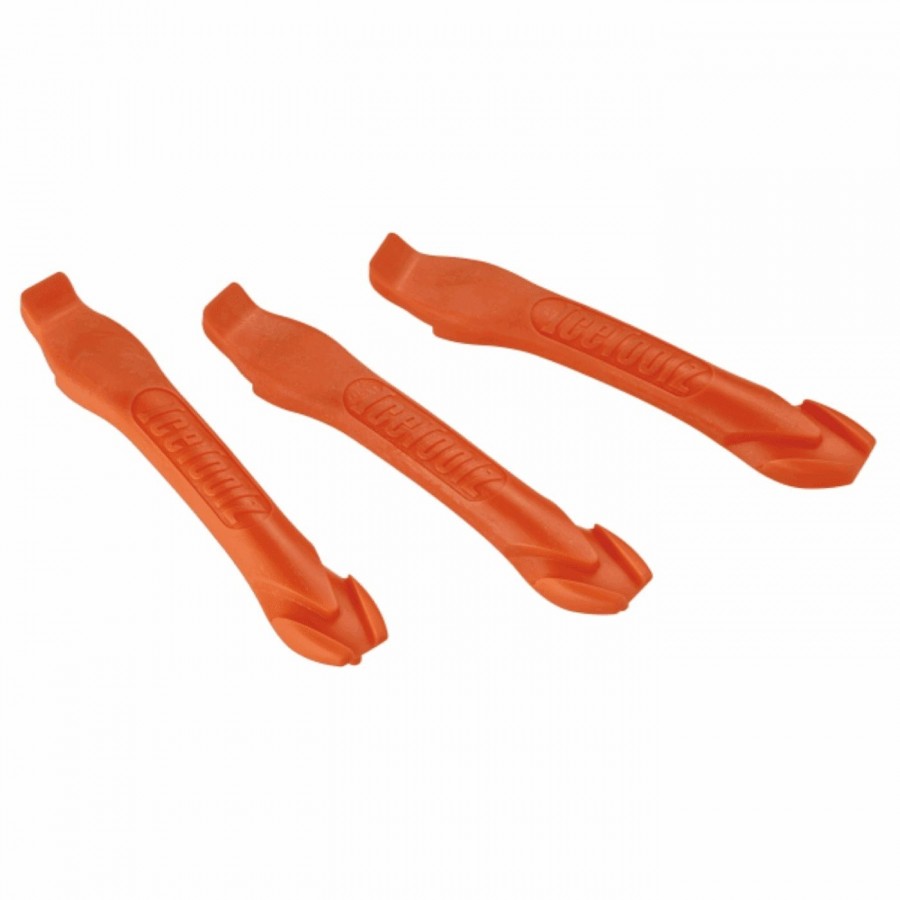 3-piece kit lever covers design v shaped orange - 1