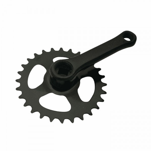 Crankset junior 12 1s 28 teeth x crank: 102mm black - 1