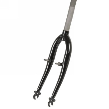 Fourche VTT 1', 22.2 mm, cône 26.4 mm, 240/130 mm, 24', noire - 1