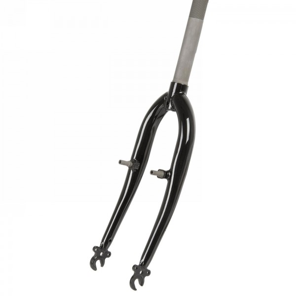 Fourche VTT 1', 22.2 mm, cône 26.4 mm, 240/130 mm, 24', noire - 1