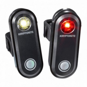 Front and rear lights kit avenue f-65 + r-30 usb 1 led - 1