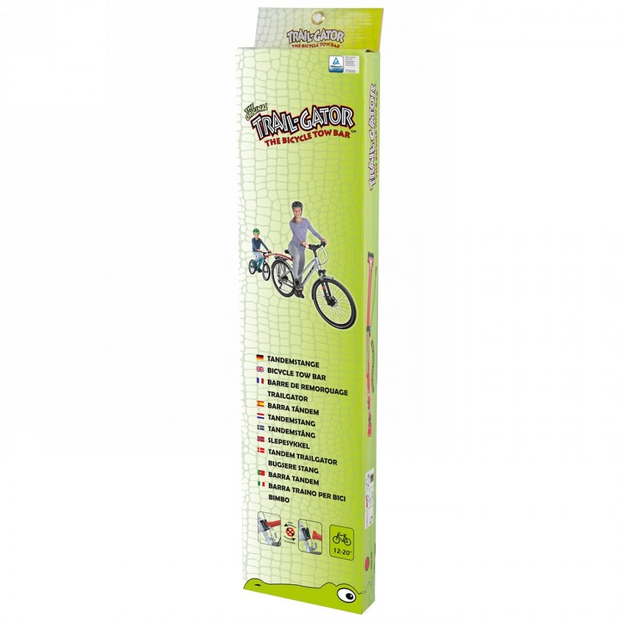 Tandem bar trail-gator, red, in display-box, (description in de, gb, pl, hu, ru, ro, sk, cz, bg, ua) - 6