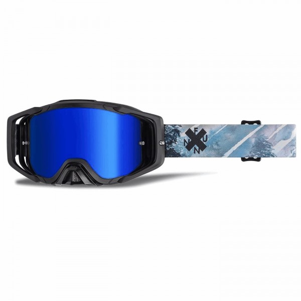 Soljam blue goggle with 2 anti-fog lenses - 1