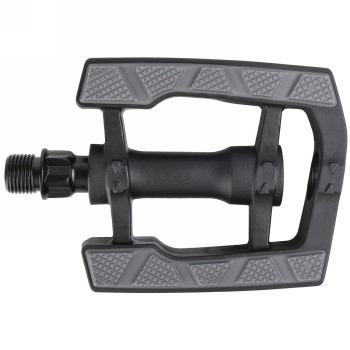 Pedal antideslizante vp, banda de rodadura 81 x 93 mm, cuerpo de plástico negro con revestimiento de tpe, eje de boro negro, - 3