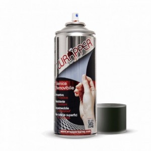 Pot de peinture amovible wrapper gris foncé 400 ml - 1