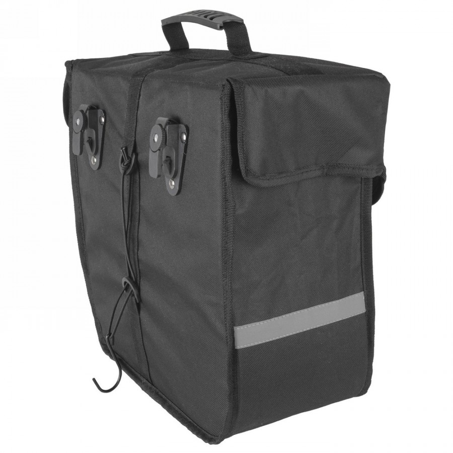 Side bag, 'm-wave amsterdam single right', attaches to the right side of the carrier, 38 x 18 x 30cm (lxwxh), approx. - 2