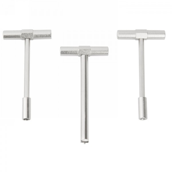 Spoke spanner set cn-spoke, consisting of: 1 x hexagon 4.8 mm, 1 x hexagon 3.2 mm, 1 x slot (-), on card - 1