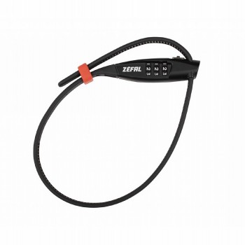 ZEFAL K-TRAZ ZIP3 BLACK CABLE LOCK 450MM - 1