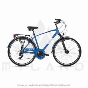 Vélo de ville Colle 28' trekking bleu taille m - 1