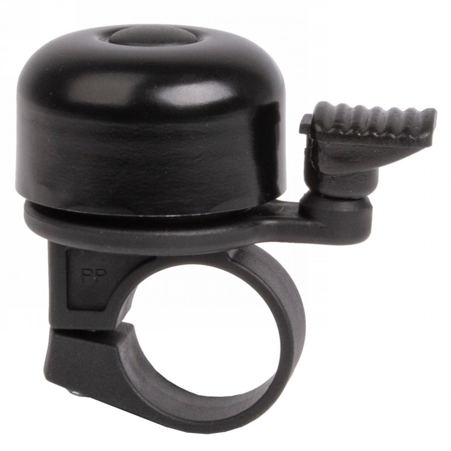 Mini bell, 35mm, aluminium, black, with metric screw, according to din 33946:2010-09 - 1