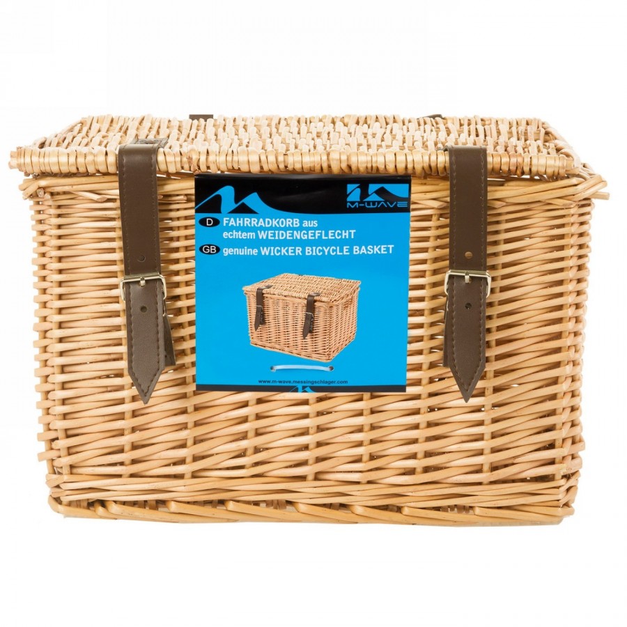 Wicker basket, m-wave 'universal', 400 x 330 x 255 mm - 4