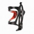 Race bottle cage in pc + black abs in blister - 1
