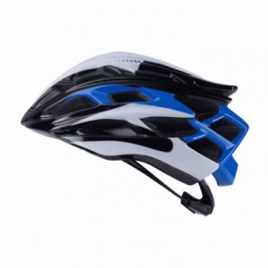 Helm in-mold s-199 weiss / schwarz / blau m 52/58 - 2