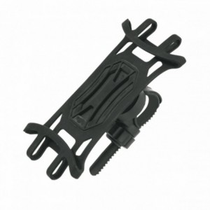 Silicone smartphone holder complete with 360° rotation handlebar attachment - 1