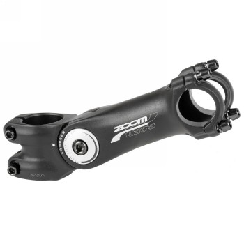 Ahead stem zoom, adjustable, aluminium, black with black clamp, 1.1/8'(28.6mm), 41/125 mm, 31.8 mm, mv - 1